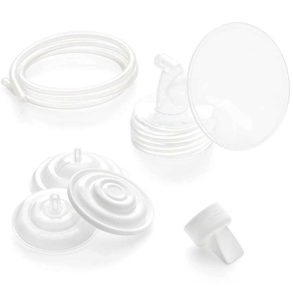 breast pump accessories, Spectra S2 parts, breastfeeding items, new mom essentials, baby registry list, electric breast pump parts